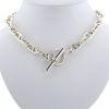 Hermes Chaine d'Ancre large model necklace in silver - 360 thumbnail