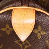 Borsa da viaggio Louis Vuitton Keepall 45 in tela monogram marrone e pelle naturale - Detail D3 thumbnail