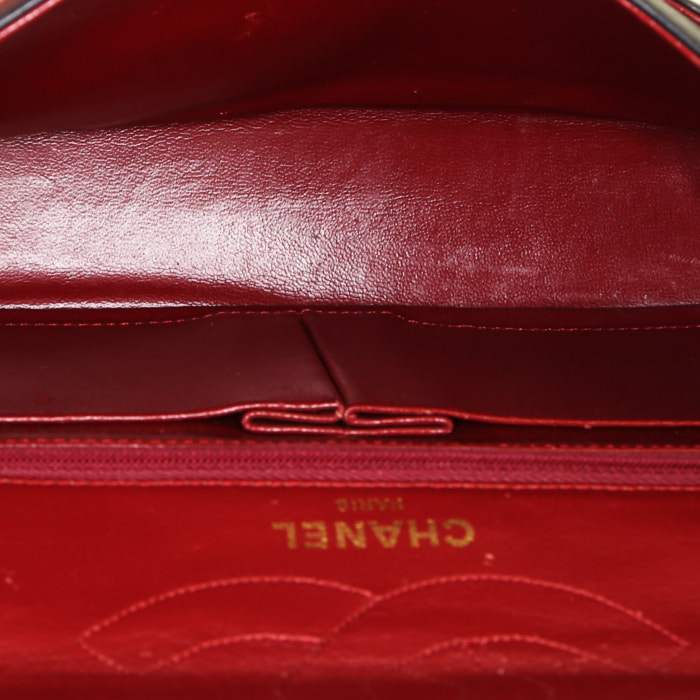 Borsa Chanel Vintage Diana in pelle trapuntata blu - Detail D3