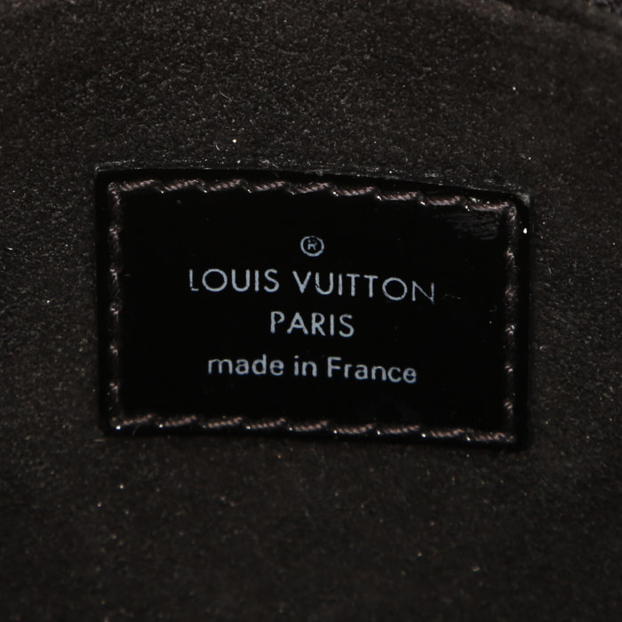 Louis Vuitton Alma small model handbag in black patent epi leather - Detail D3