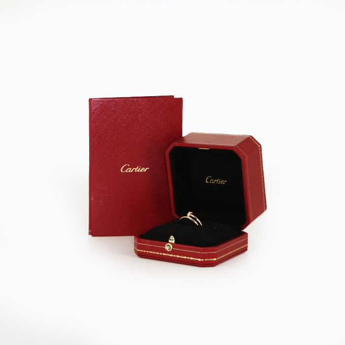 Cartier Juste un clou small model ring in pink gold - Detail D2
