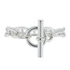Bracelet Hermes Chaine d'Ancre grand modèle en argent - 00pp thumbnail