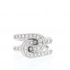 Bague Dinh Van Maillon Star grand modèle en or blanc et diamants - 360 thumbnail