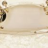 Dior  Lady Dior handbag  in white canvas - Detail D3 thumbnail