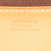 Bolso de mano Hermes Paris-Bombay en cuero box marrón - Detail D3 thumbnail