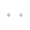 Orecchini a bottone Chopard Happy Diamonds Icon in oro bianco e diamanti - 00pp thumbnail