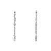 Half-articulated Chanel pendants earrings in white gold and diamonds - 00pp thumbnail