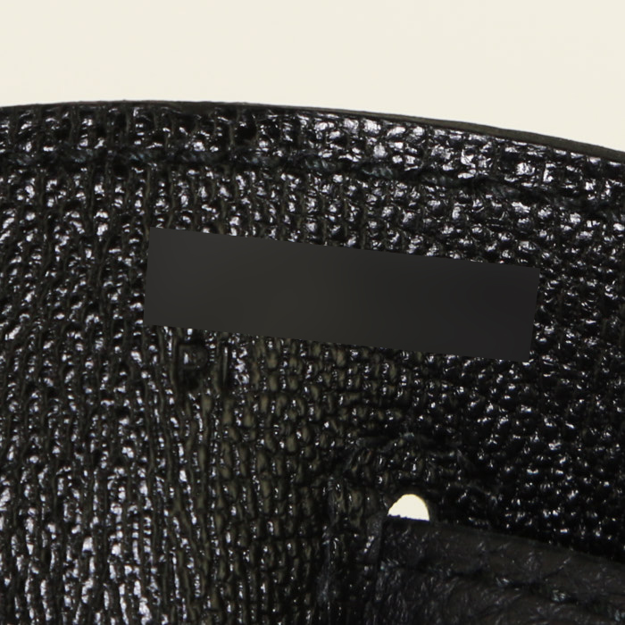 Borsa a tracolla Hermès Kelly 32 in pelle togo nera - Detail D5