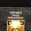 Bolso de mano Hermes Kelly 25 cm en avestruz negro - Detail D4 thumbnail