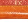 Louis Vuitton America's Cup shoulder bag in red monogram canvas and natural leather - Detail D3 thumbnail
