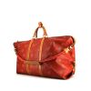 Louis Vuitton America's Cup travel bag in red coated canvas and natural leather - 00pp thumbnail