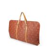 Louis Vuitton America's Cup travel bag in red monogram canvas and natural leather - 00pp thumbnail