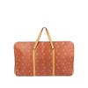 Louis Vuitton America's Cup travel bag in red monogram canvas and natural leather - Detail D2 thumbnail