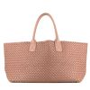 Bottega Veneta  Cabat shopping bag  in pink intrecciato leather - 360 thumbnail