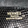 Bolsito de mano Hermès Vintage en piel de lagarto negra - Detail D3 thumbnail