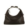 Gucci Mors handbag in brown Brulé monogram leather - 360 thumbnail