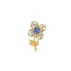 Van Cleef & Arpels brooch in yellow gold,  sapphires and diamonds - 00pp thumbnail