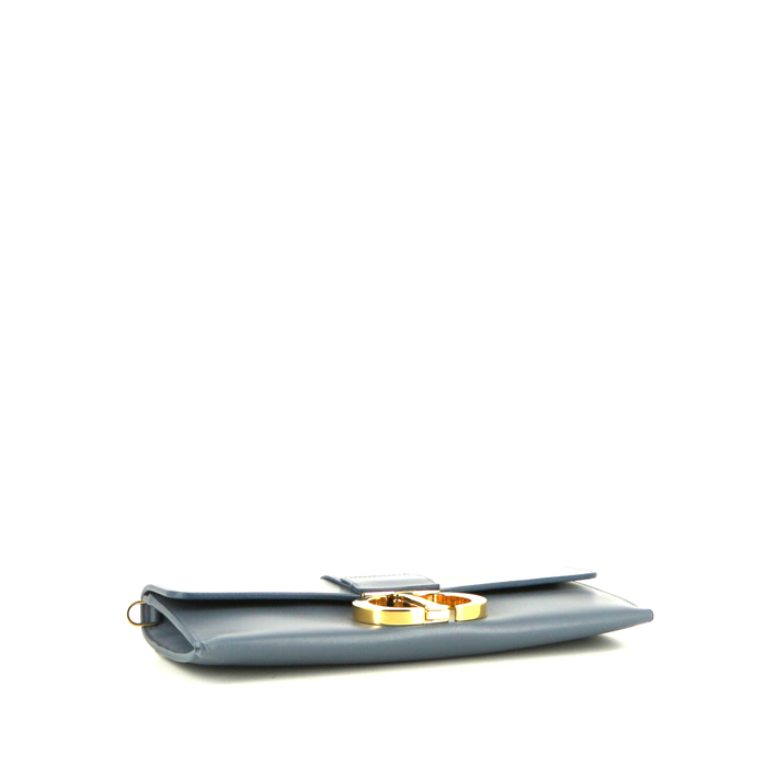 Borsa/pochette Dior 30 Montaigne in pelle Bleu Orage - Detail D5