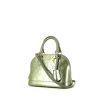 Bolso de mano Louis Vuitton Alma BB en charol Monogram verde - 00pp thumbnail