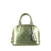 Louis Vuitton Alma BB handbag in green monogram patent leather - 360 thumbnail