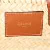 Celine Panier Triomphe Teen shopping bag in natural raphia and gold leather - Detail D4 thumbnail