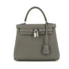 Hermès  Kelly 25 cm handbag  in Meyer grey togo leather - 360 thumbnail