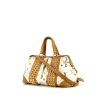 Bolso de mano Louis Vuitton Courtney en lona Monogram multicolor y cuero natural - 00pp thumbnail