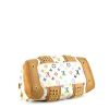 Louis Vuitton Courtney handbag in multicolor monogram canvas and natural leather - Detail D5 thumbnail
