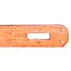 Sac à main Hermes Birkin 30 cm en autruche orange - Detail D4 thumbnail