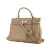 Hermès  Kelly 35 cm handbag  in etoupe togo leather - 00pp thumbnail
