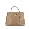 Hermès  Kelly 35 cm handbag  in etoupe togo leather - 360 thumbnail