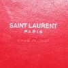 Sac à main Saint Laurent Sac de jour Nano en cuir grainé rouge - Detail D4 thumbnail