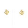 Van Cleef & Arpels Alhambra Vintage earrings in yellow gold - 360 thumbnail