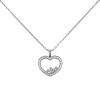 Chopard Happy Diamonds medium model necklace in white gold and diamonds - 00pp thumbnail