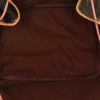 Shopping bag Louis Vuitton petit Noé in tela monogram marrone e pelle naturale - Detail D2 thumbnail