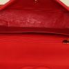 Chanel Vintage handbag in red quilted leather - Detail D2 thumbnail