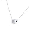 Chopard Happy Diamonds necklace in white gold and diamonds - Detail D3 thumbnail