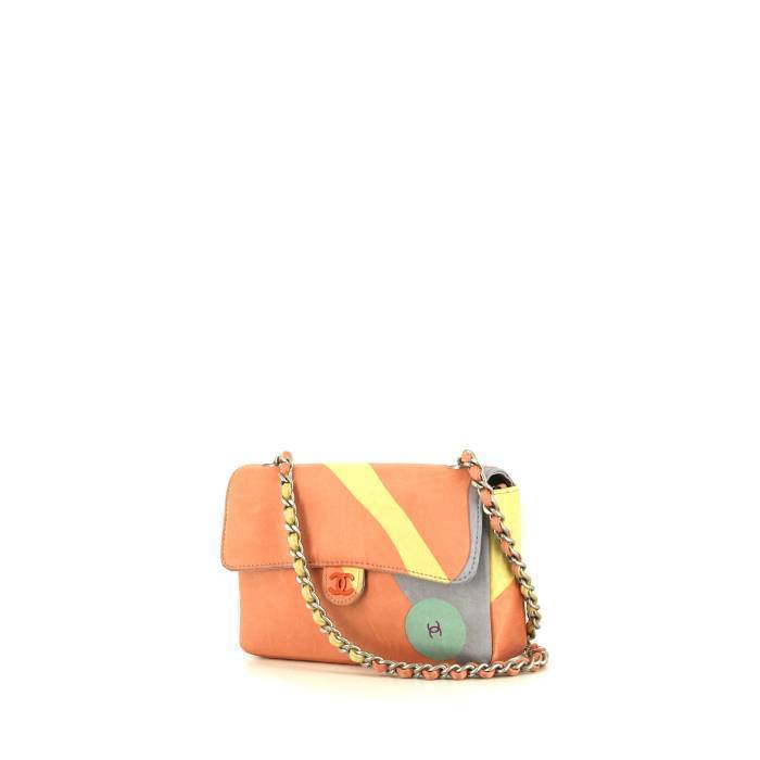 Sac bandoulière Chanel  Timeless mini  en toile multicolore
