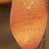 Sac porté épaule Louis Vuitton Totally en toile monogram marron et cuir naturel - Detail D3 thumbnail
