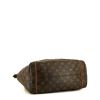 Borsa a spalla Louis Vuitton Totally in tela monogram marrone e pelle naturale - Detail D4 thumbnail