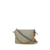 Givenchy Cross3 shoulder bag in grey leather and pink suede - 00pp thumbnail