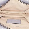 Givenchy Cross3 shoulder bag in grey leather and pink suede - Detail D3 thumbnail
