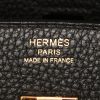 Bolso de mano Hermès  Birkin 25 cm en cuero togo negro - Detail D3 thumbnail