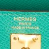 Borsa Hermès  Kelly 25 cm in pelle Epsom verde malachite - Detail D4 thumbnail
