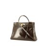 Hermès  Kelly 35 cm handbag  in brown box leather - 00pp thumbnail