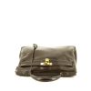 Hermès  Kelly 35 cm handbag  in brown box leather - 360 Front thumbnail