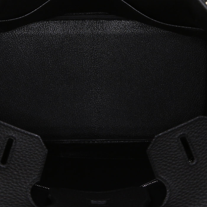 Borsa Hermes Birkin 30 cm in pelle togo nera - Detail D2