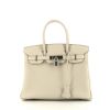 Borsa Hermes Birkin 30 cm in pelle togo grigia Béton - 360 thumbnail