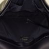 Chanel Boy shoulder bag in navy blue patent leather - Detail D3 thumbnail