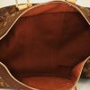Louis Vuitton Sac de Gym shoulder bag in brown monogram canvas and natural leather - Detail D3 thumbnail